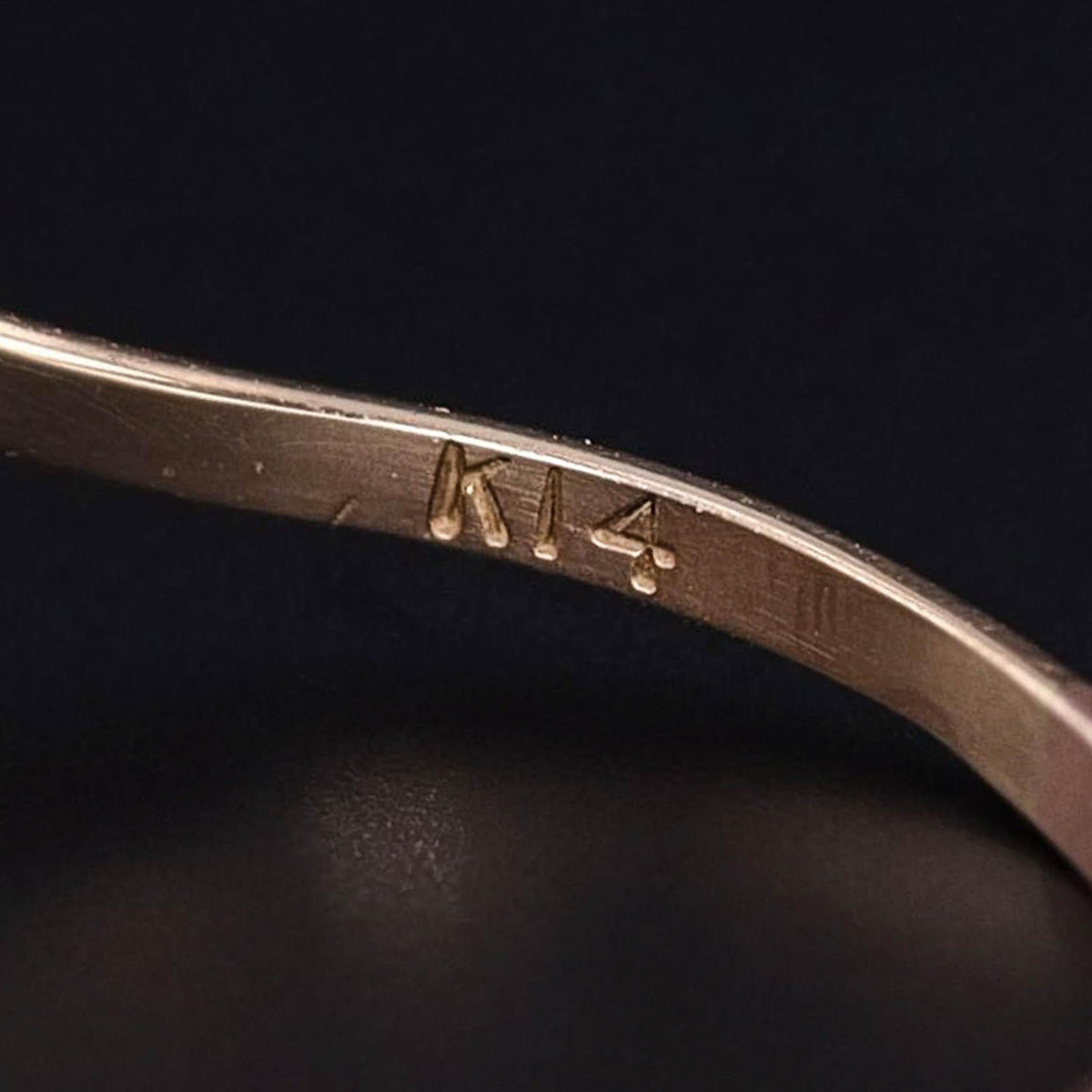 Antique Diamond Trilogy Ring of 14k Gold - Trademark Antiques