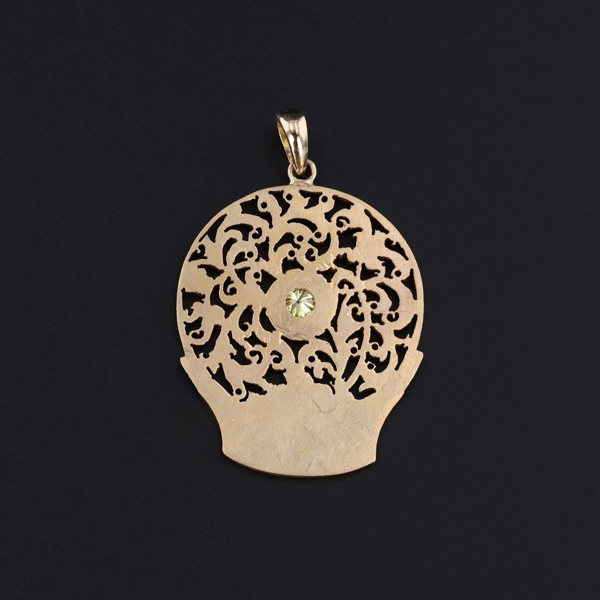 Antique Diamond Watchcock Conversion Pendant of 14k Gold - Trademark Antiques