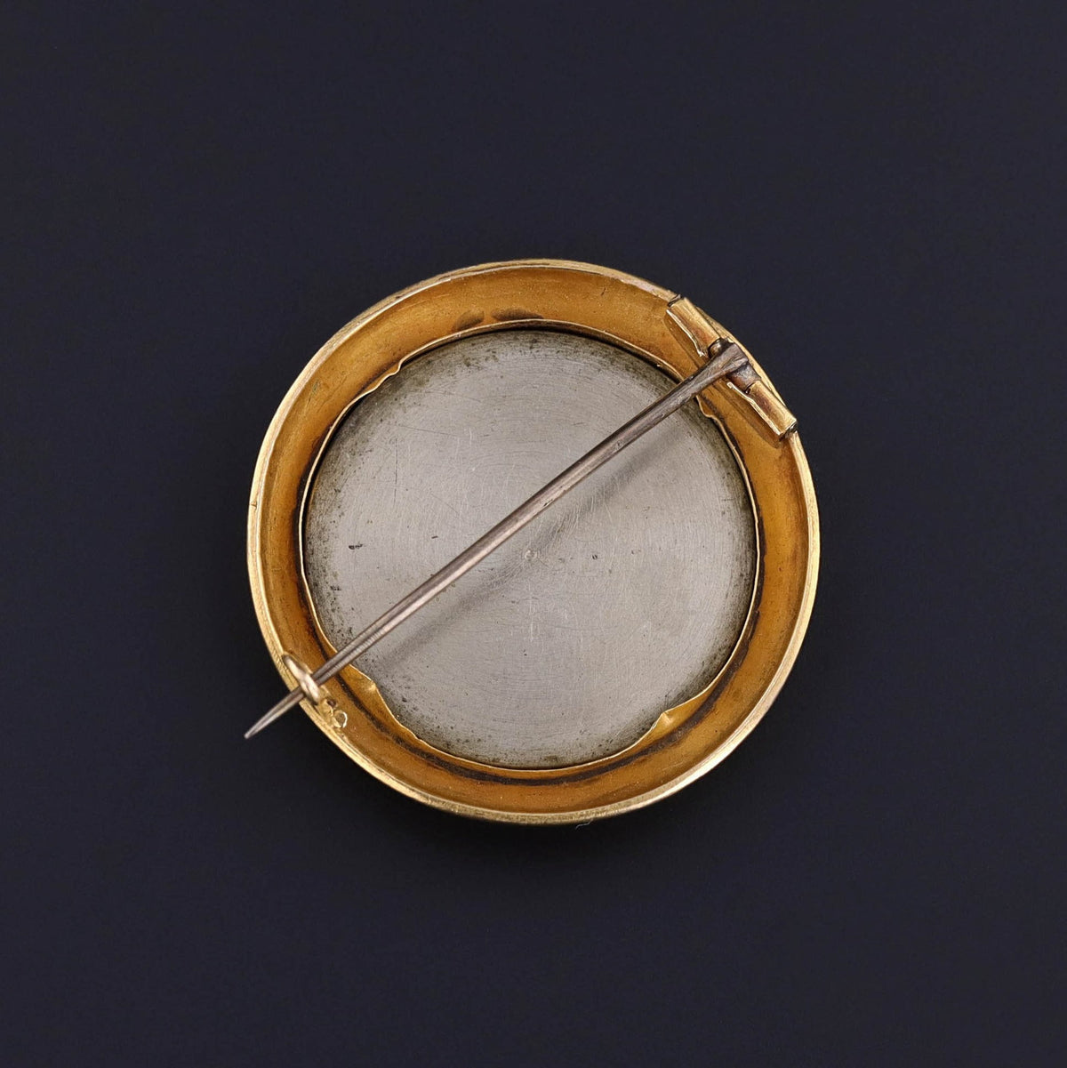 Antique Dove Micromosaic Brooch of 18k Gold - Trademark Antiques