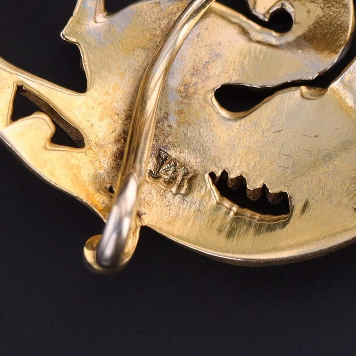 Antique Dragon Brooch of 14k Gold - Trademark Antiques