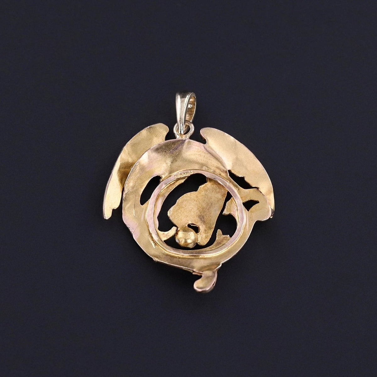 Antique Dragon Pendant of 18k Gold - Trademark Antiques