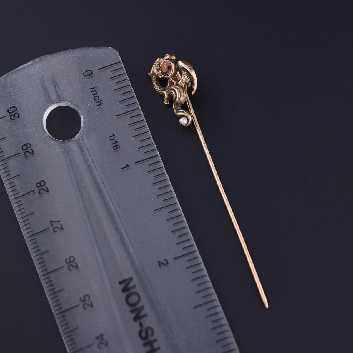 Antique Dragon Stickpin of 10k Gold - Trademark Antiques