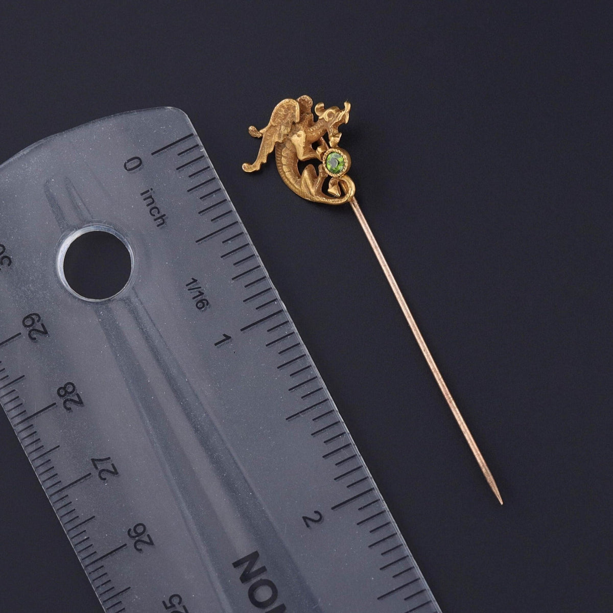Antique Dragon Stickpin of 10k Gold - Trademark Antiques