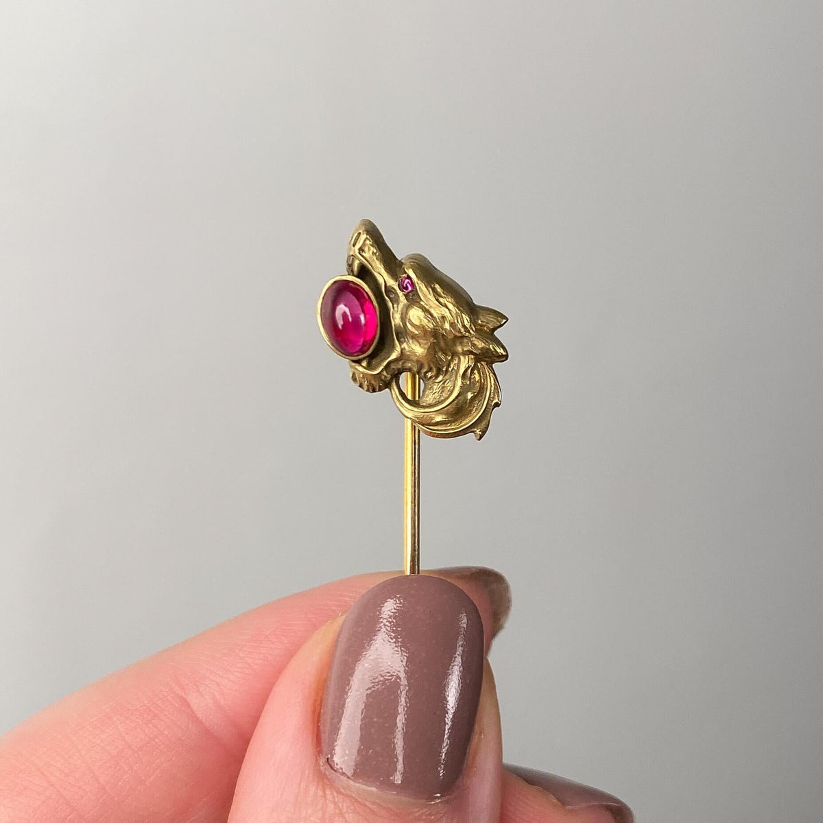 Antique Dragon Stickpin of 14k Gold - Trademark Antiques