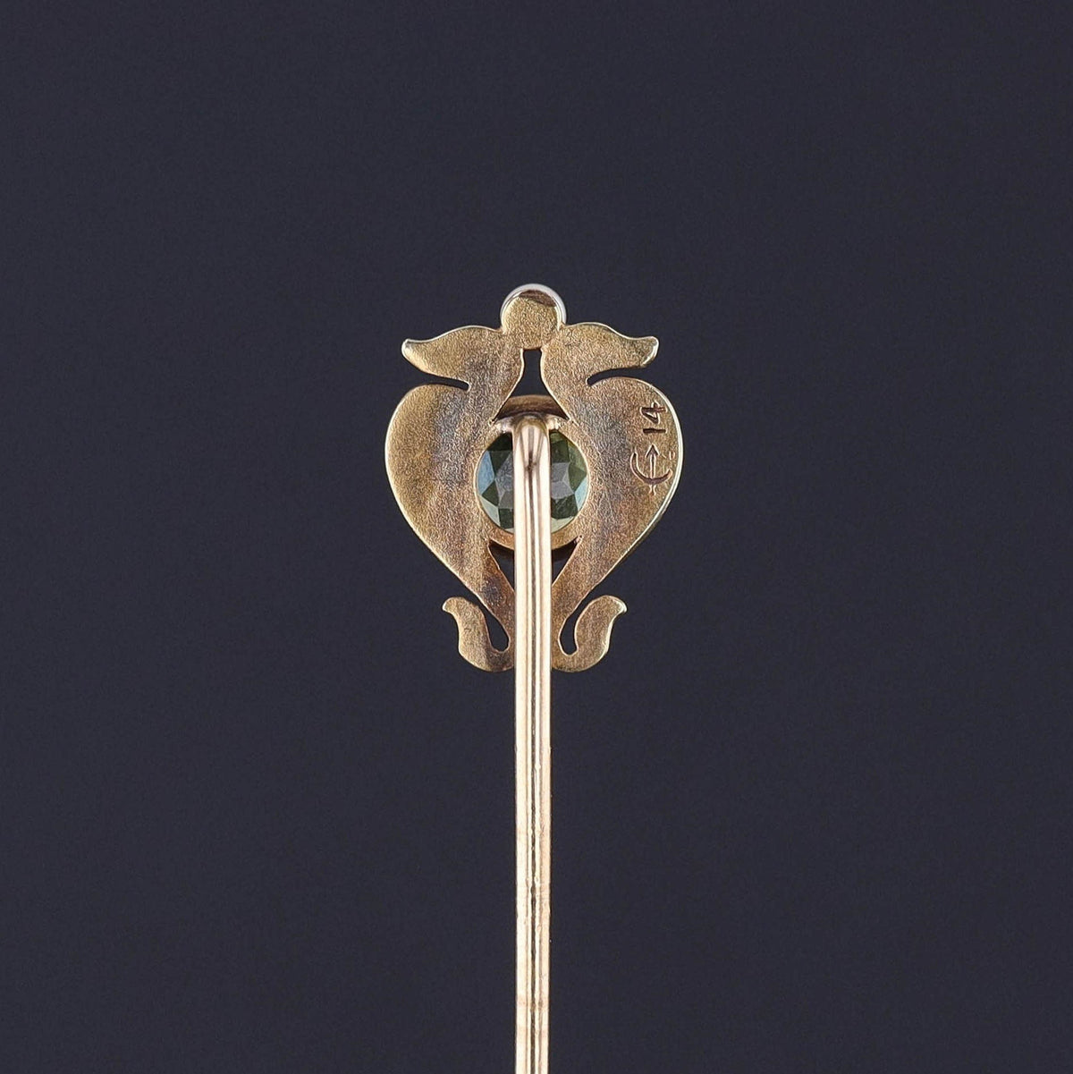 Antique Egyptian Revival Stickpin of 14k Gold - Trademark Antiques