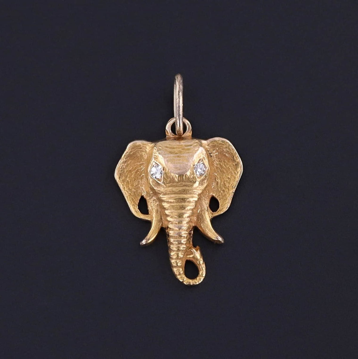 Antique Elephant Charm of 10k Gold - Trademark Antiques
