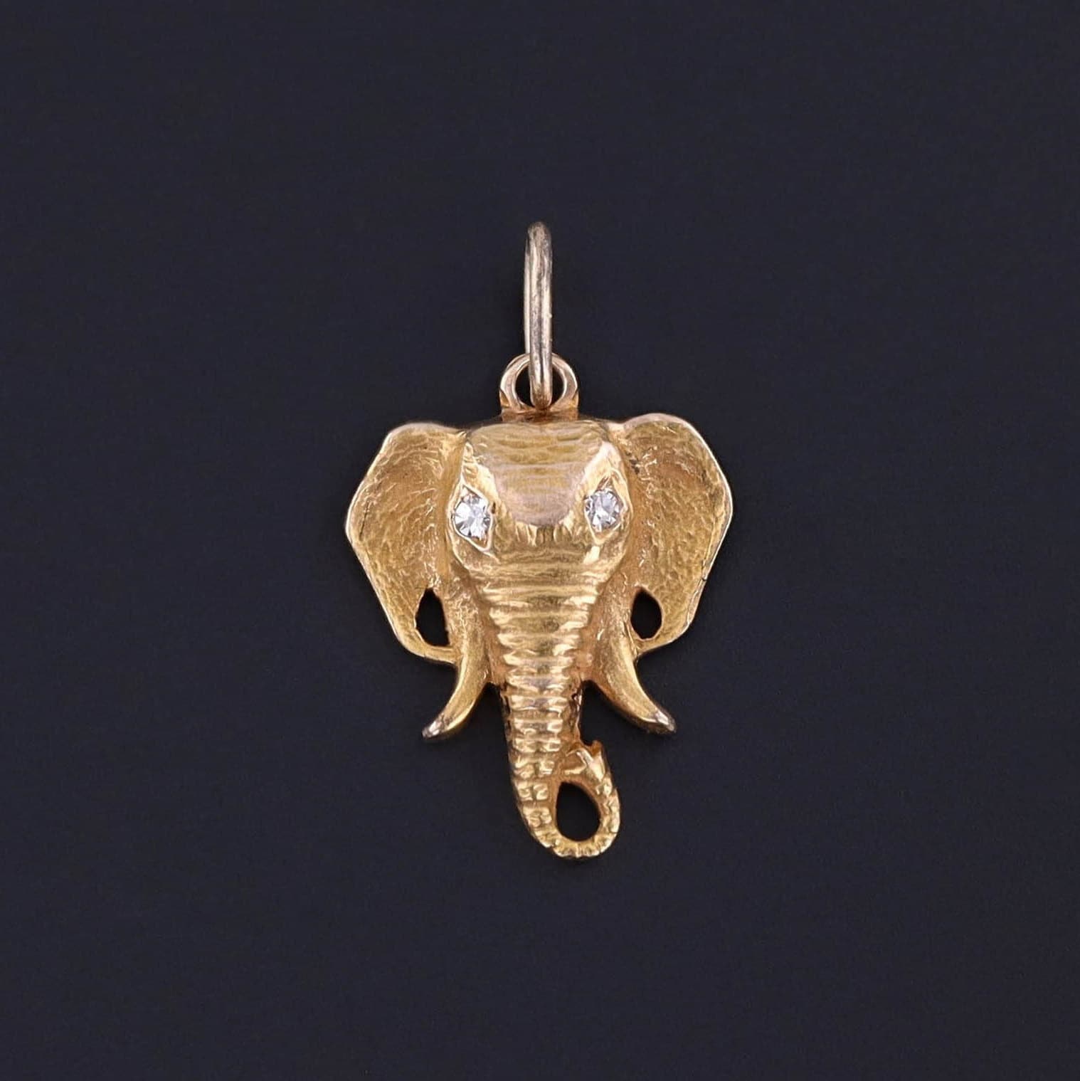 Antique Elephant Charm of 10k Gold - Trademark Antiques