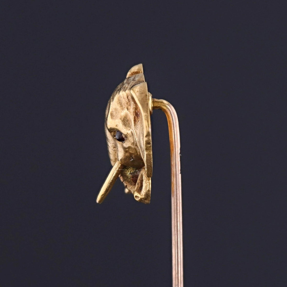 Antique Elephant Stickpin of 10k Gold - Trademark Antiques