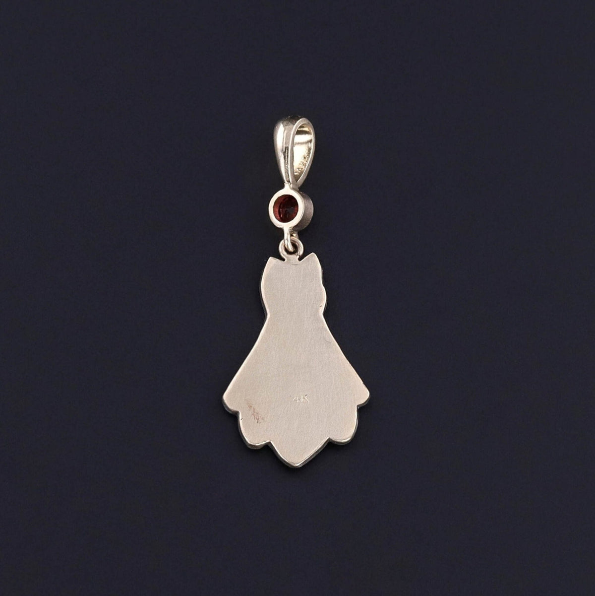 Antique Enamel and Garnet Bug Pendant - Trademark Antiques
