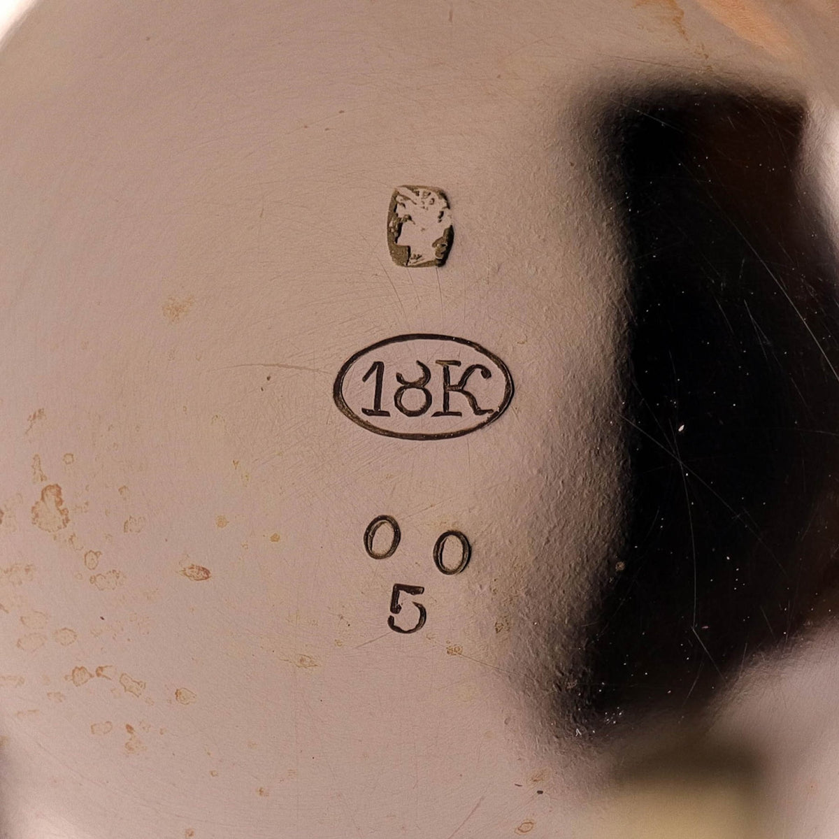 Antique Enamel Cherub Pocket Watch of 18k Gold - Trademark Antiques