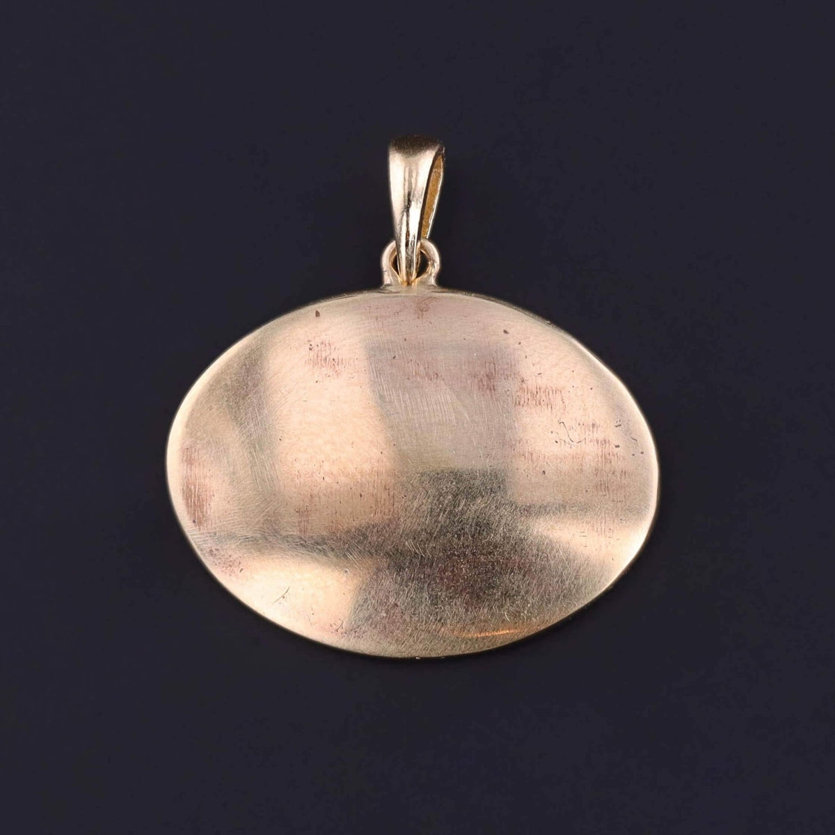 Antique Enamel Flower Pendant of 14k and 18k Gold - Trademark Antiques
