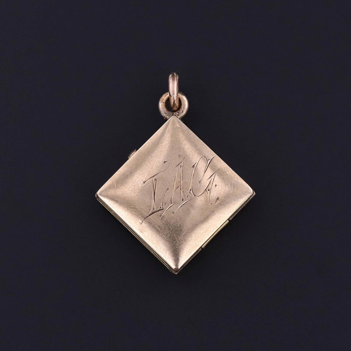 Antique Enamel Locket of 12k Gold - Trademark Antiques