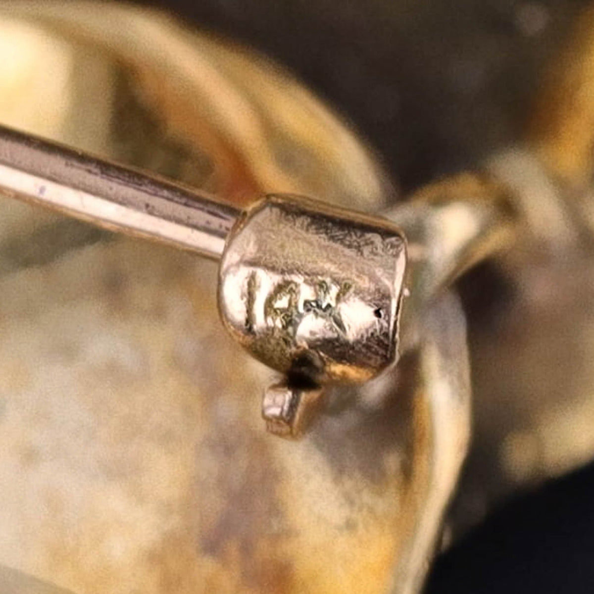 Antique Enamel Pansy Brooch of 14k Gold - Trademark Antiques