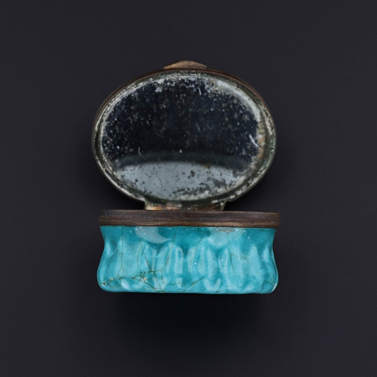 Antique Enamel Patch Box - Trademark Antiques