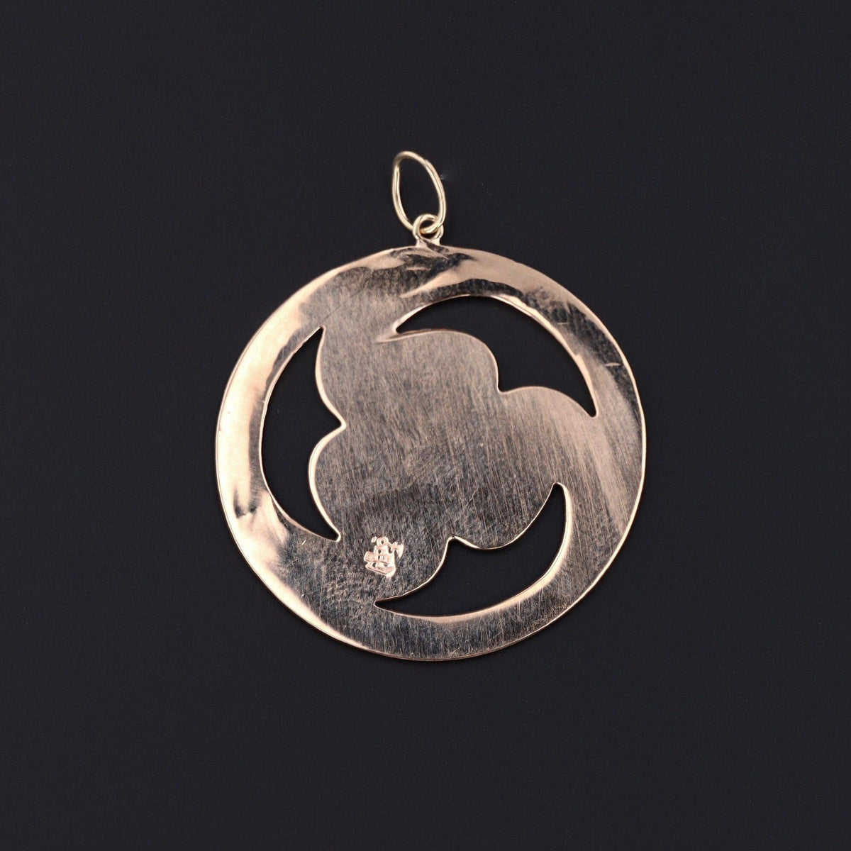 Antique Enamel Pendant of 10k Gold - Trademark Antiques