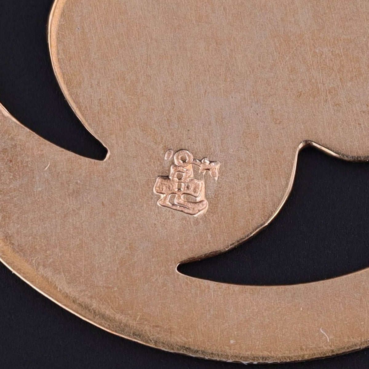 Antique Enamel Pendant of 10k Gold - Trademark Antiques