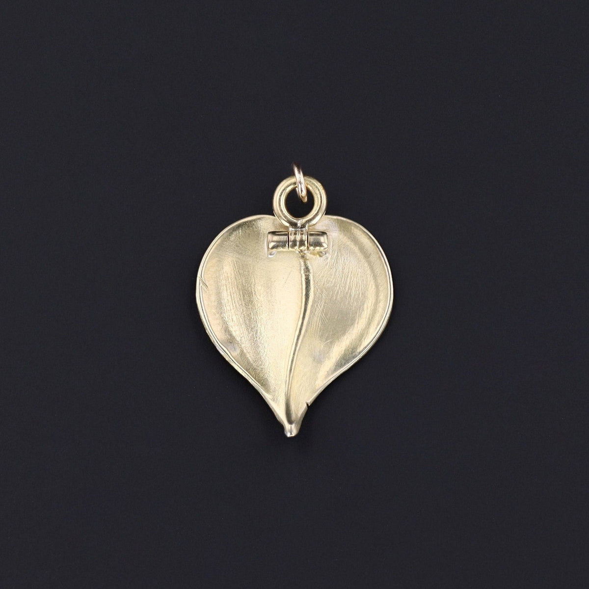 Antique Enamel Petal Conversion Charm of 14k Gold - Trademark Antiques