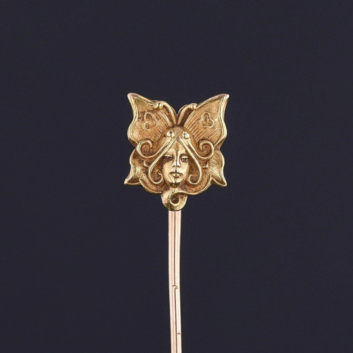 Antique Fairy Stickpin of 14k Gold - Trademark Antiques