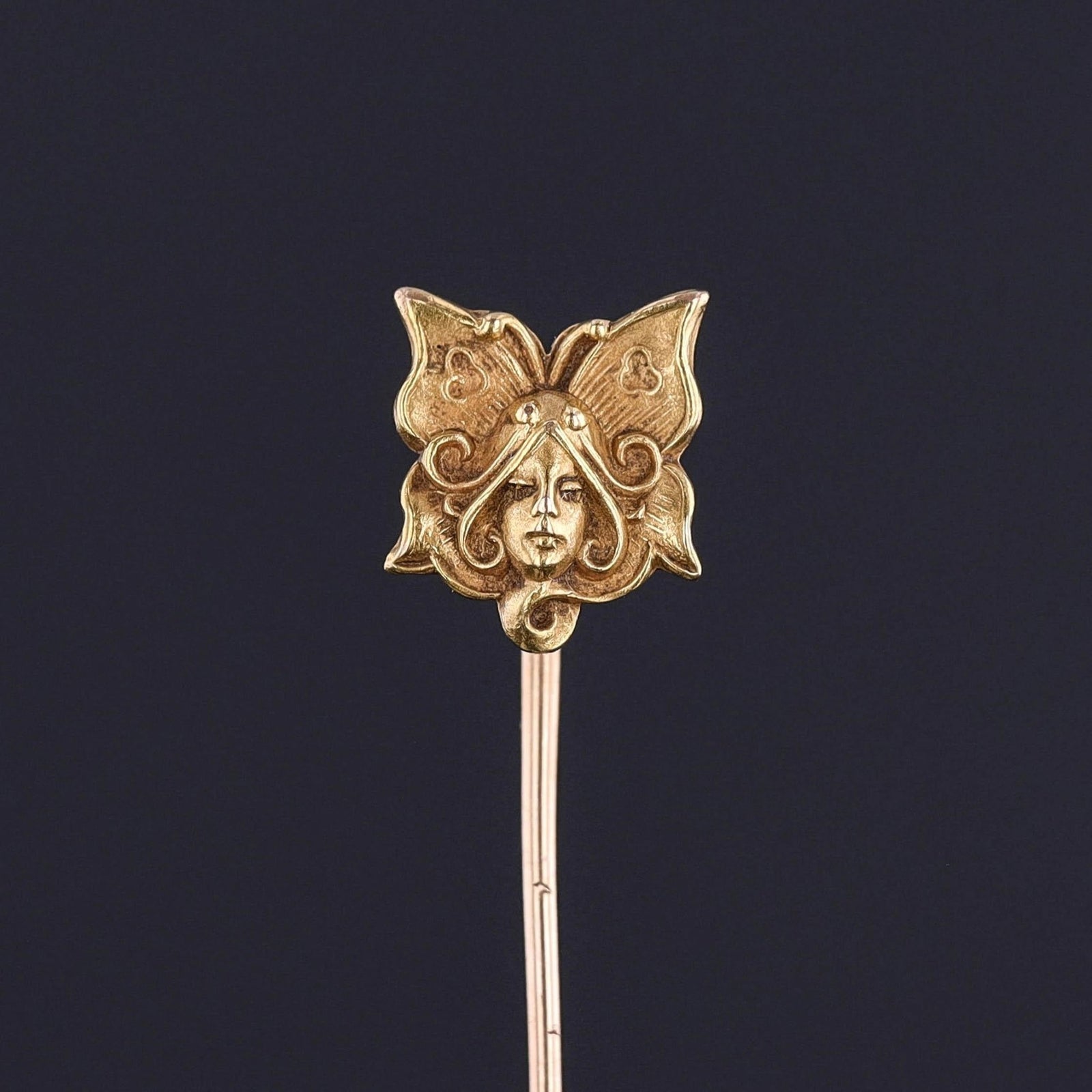 Antique Fairy Stickpin of 14k Gold - Trademark Antiques