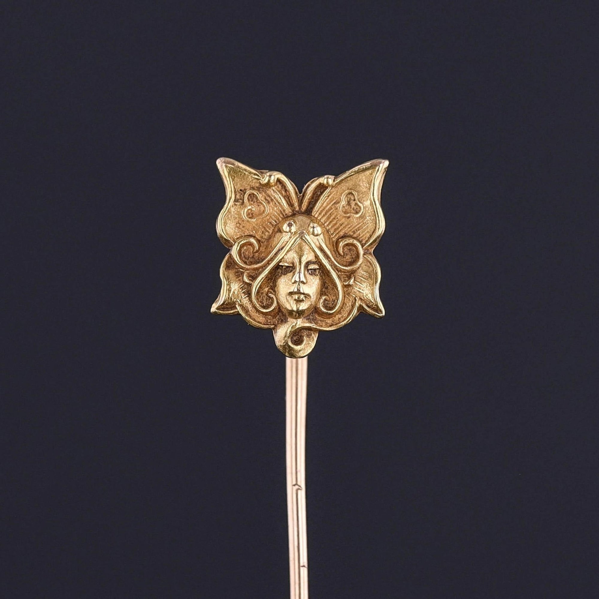 Antique Fairy Stickpin of 14k Gold - Trademark Antiques