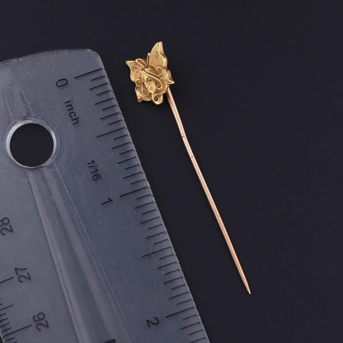 Antique Fairy Stickpin of 14k Gold - Trademark Antiques