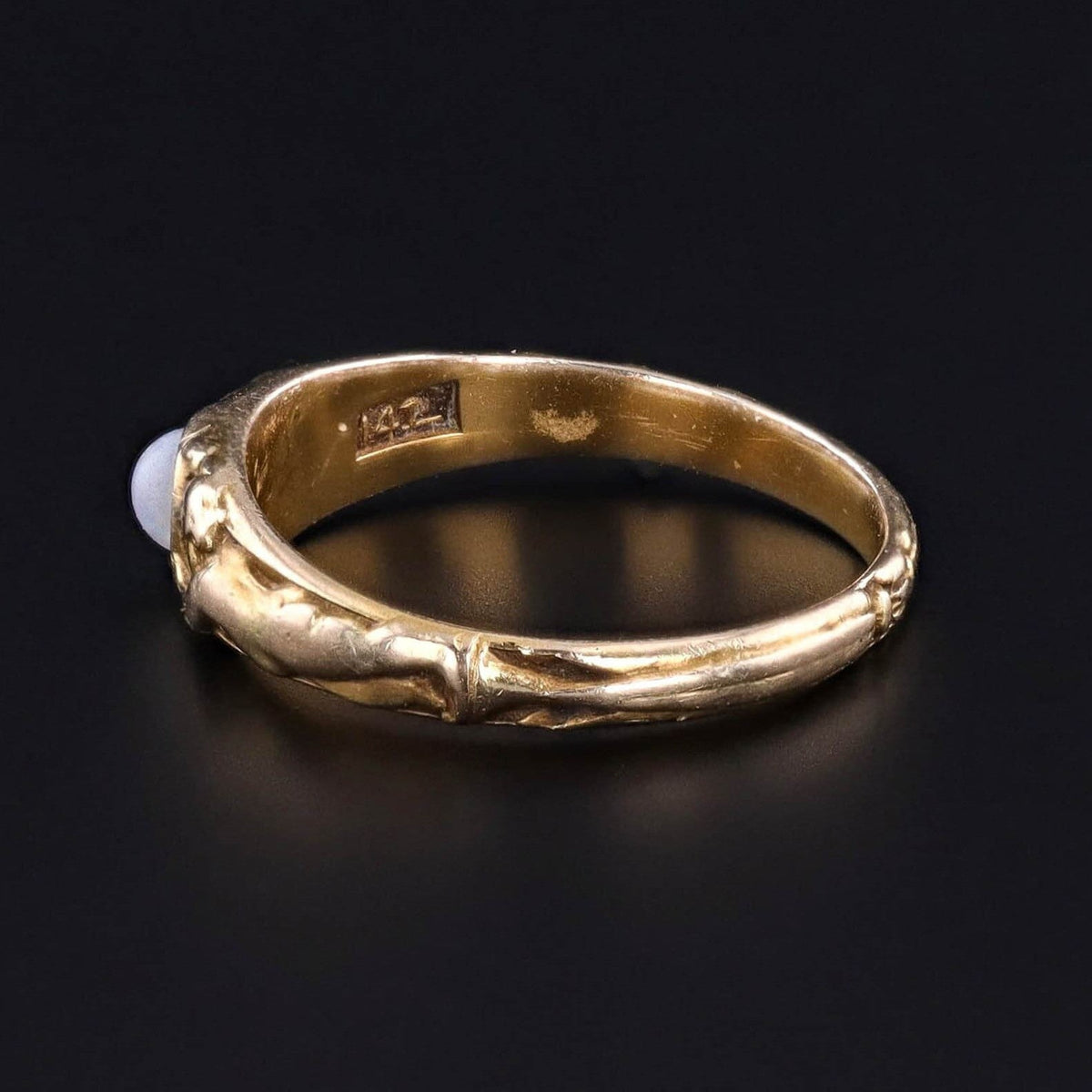 Antique Figural Opal Ring of 14k Gold - Trademark Antiques