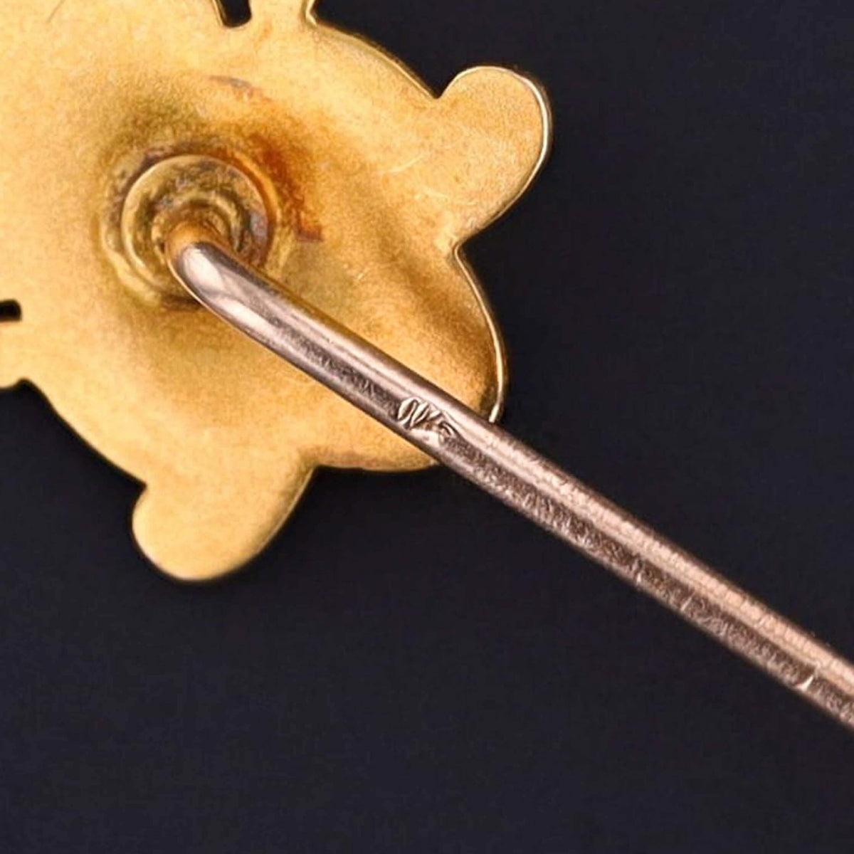 Antique Fish Stickpin of 10k Gold - Trademark Antiques