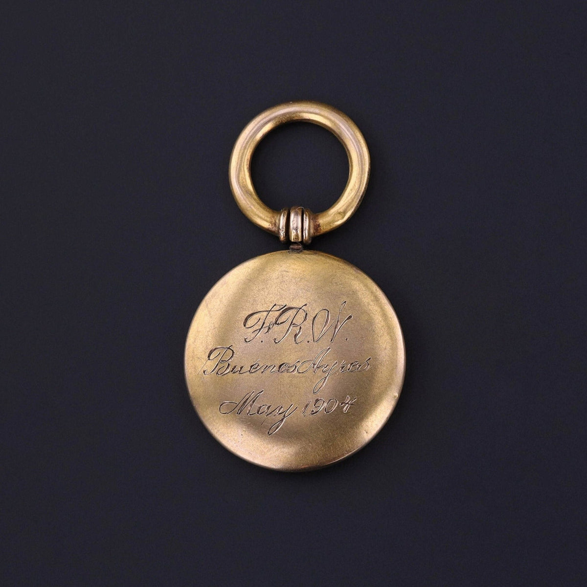 Antique Floral Pendant of 10k Gold - Trademark Antiques