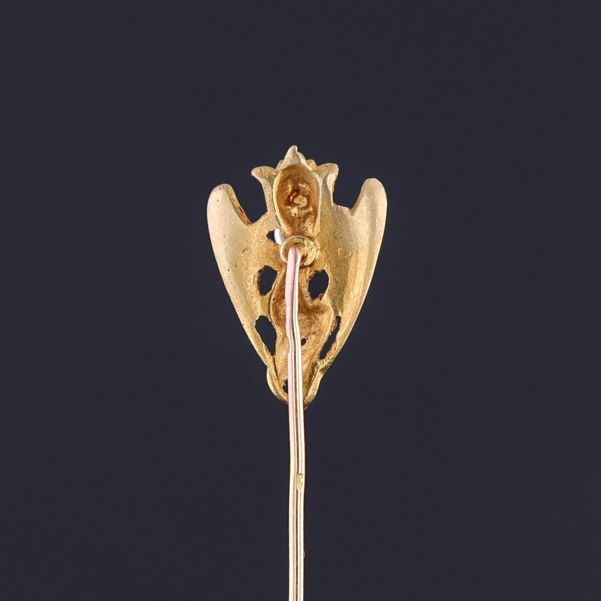 Antique French Dragon Stickpin of 18k Gold - Trademark Antiques