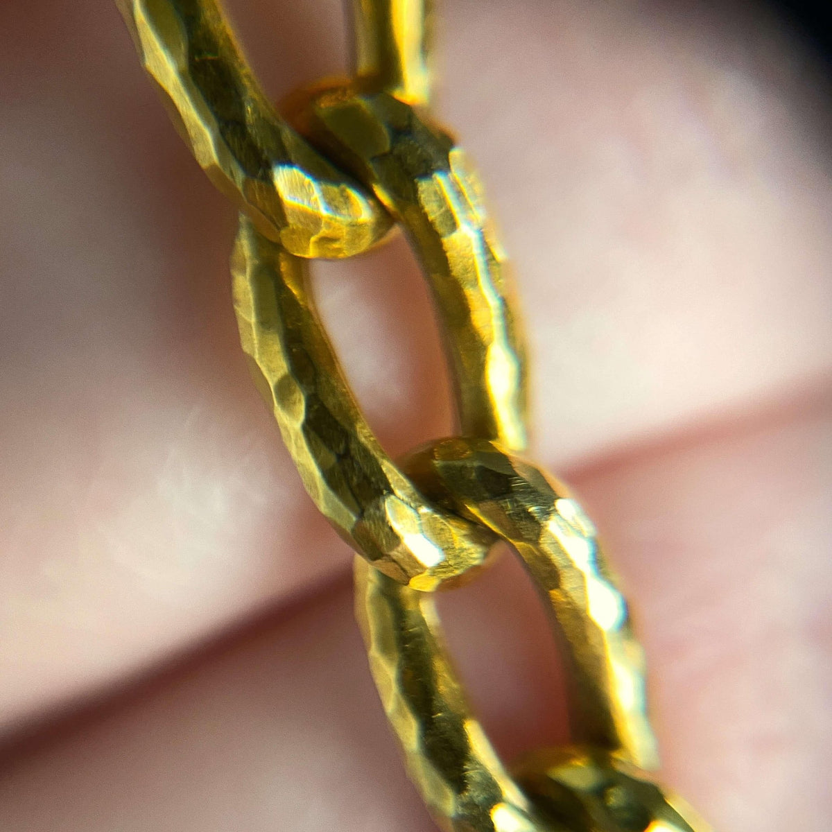 Antique French Hand Hammered Bracelet of 18k Gold - Trademark Antiques