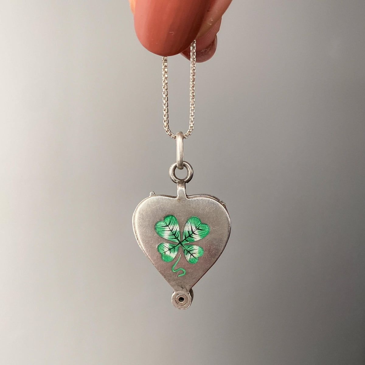 Antique French Lucky Charm Pendant of Coin Silver - Trademark Antiques