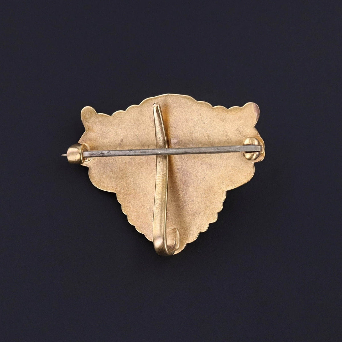 Antique Gargoyle Brooch of 12ct Gold - Trademark Antiques