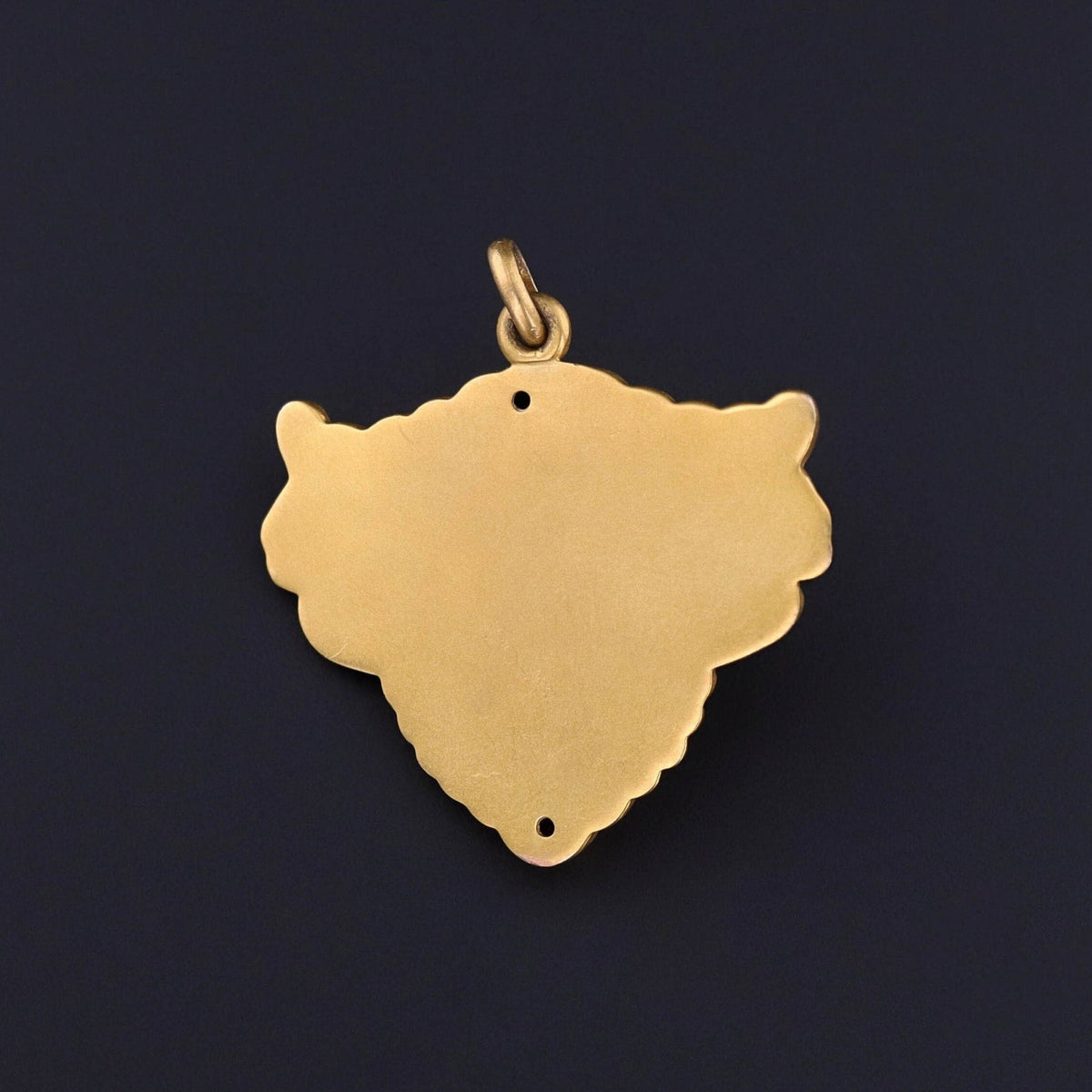 Antique Gargoyle Pendant of 10k Gold - Trademark Antiques