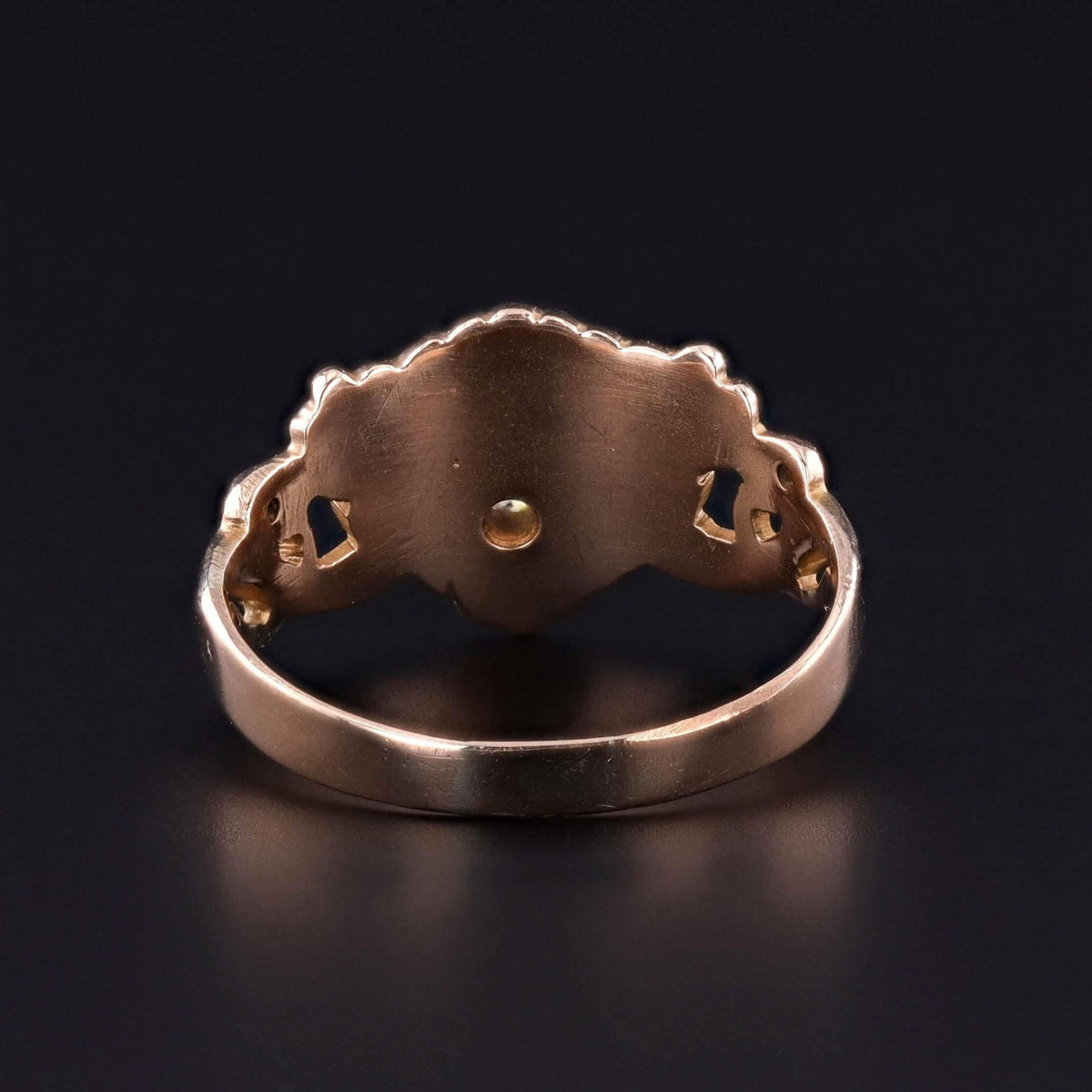 Antique Gargoyle Ring of 10k Gold - Trademark Antiques