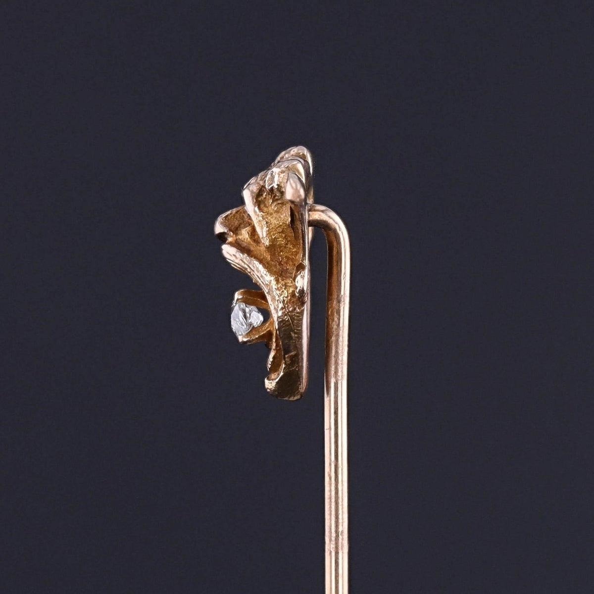 Antique Gargoyle Stickpin of 10k Gold - Trademark Antiques