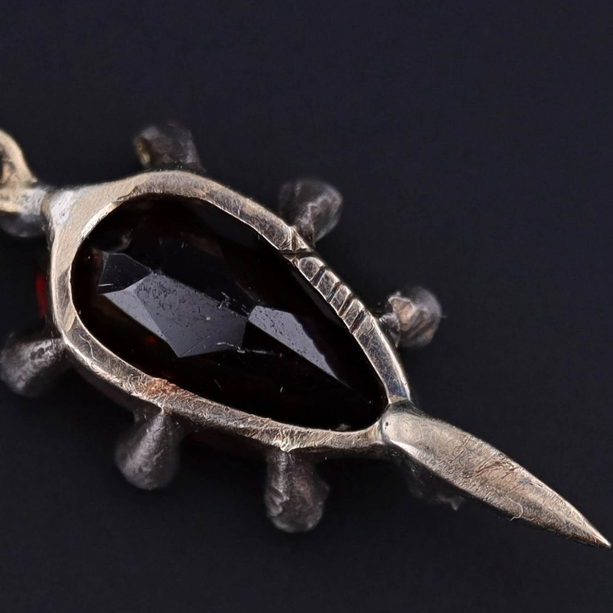 Antique Garnet and Diamond Pendant - Trademark Antiques