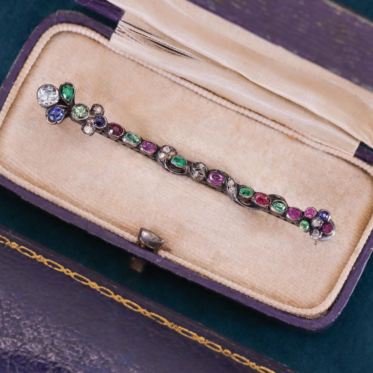 Antique Gemstone Brooch - Trademark Antiques