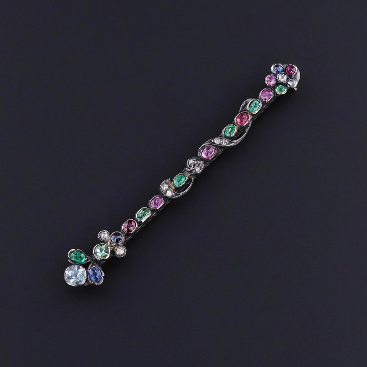 Antique Gemstone Brooch - Trademark Antiques