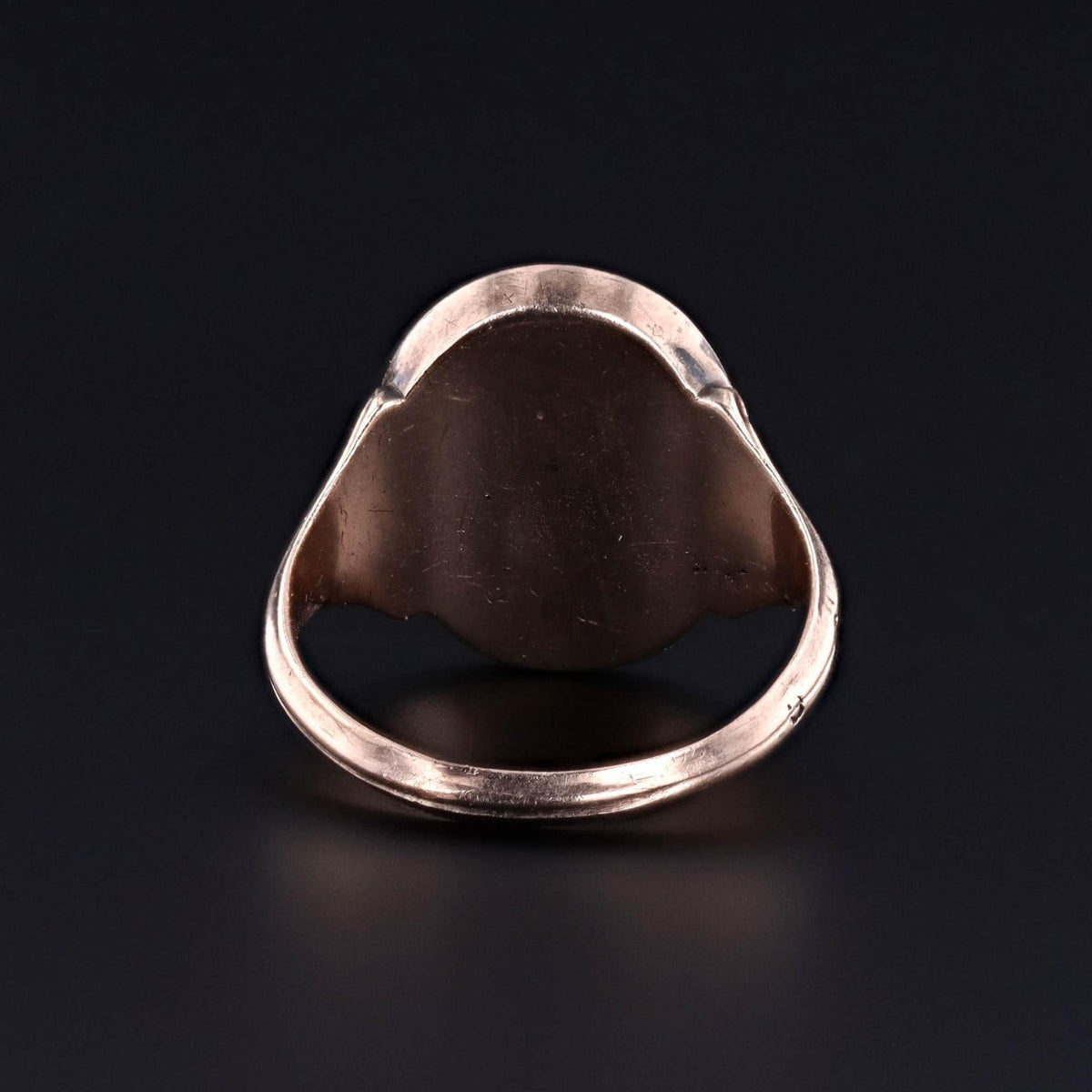 Antique Georgian Cherub Love Token Ring of 9ct Gold - Trademark Antiques