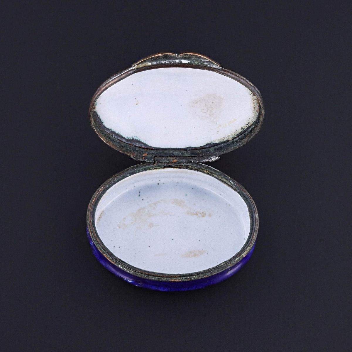Antique Georgian Enamel Patch Box - Trademark Antiques