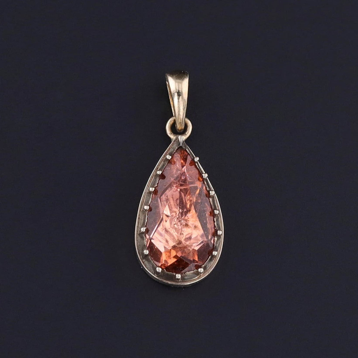 Antique Georgian Paste Pendant of 9ct Gold - Trademark Antiques