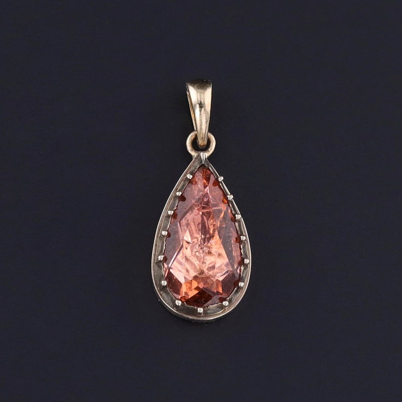 Antique Georgian Paste Pendant of 9ct Gold - Trademark Antiques