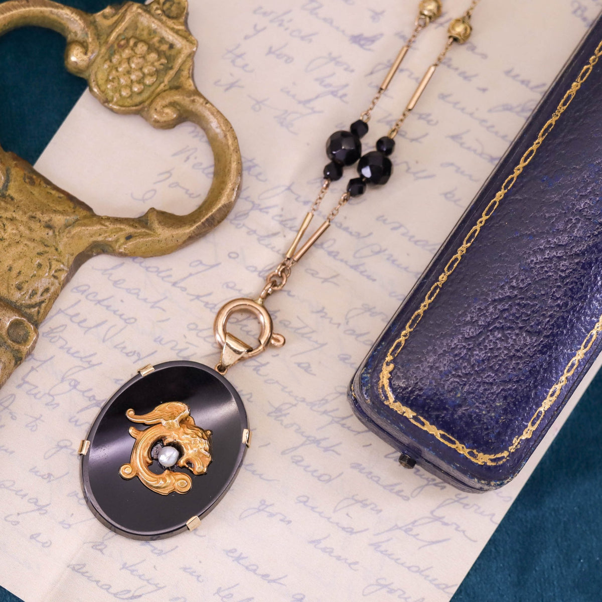 Antique Griffin Conversion Pendant of 14k Gold - Trademark Antiques