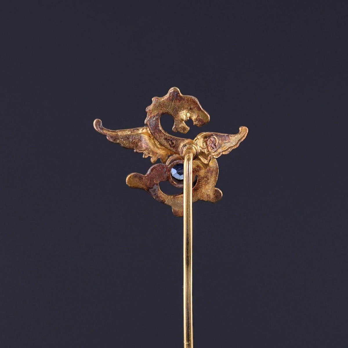 Antique Griffin Stickpin of 14k Gold - Trademark Antiques