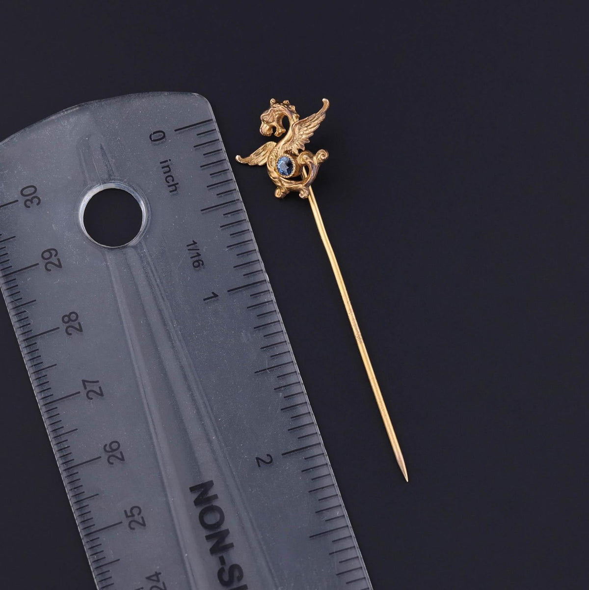 Antique Griffin Stickpin of 14k Gold - Trademark Antiques
