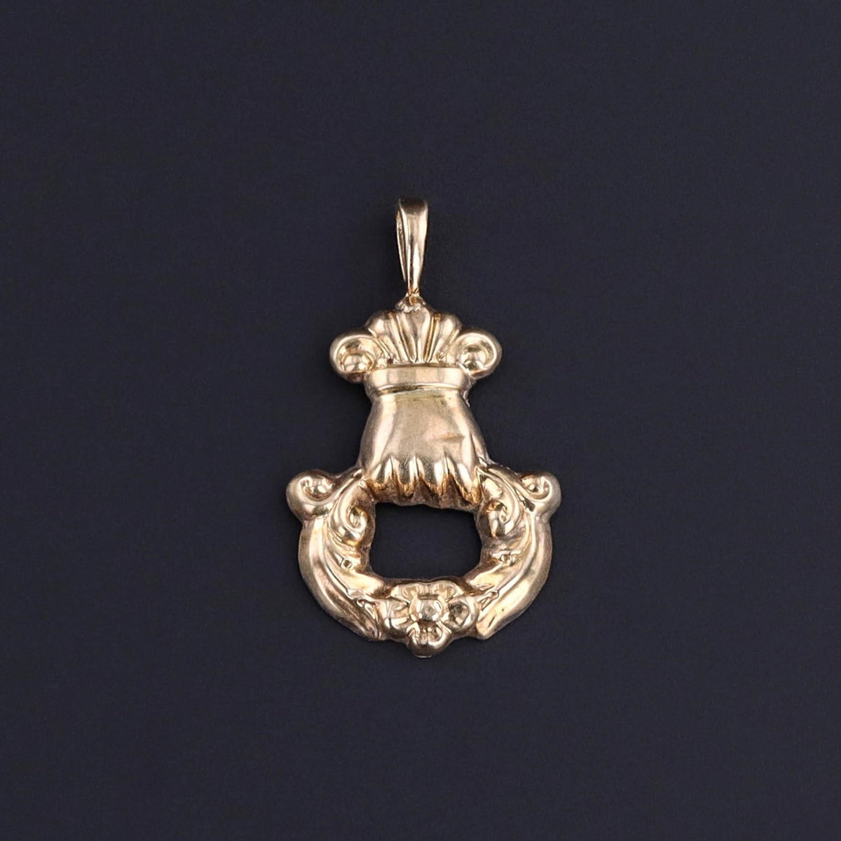 Antique Hand Charm of 14k Gold - Trademark Antiques
