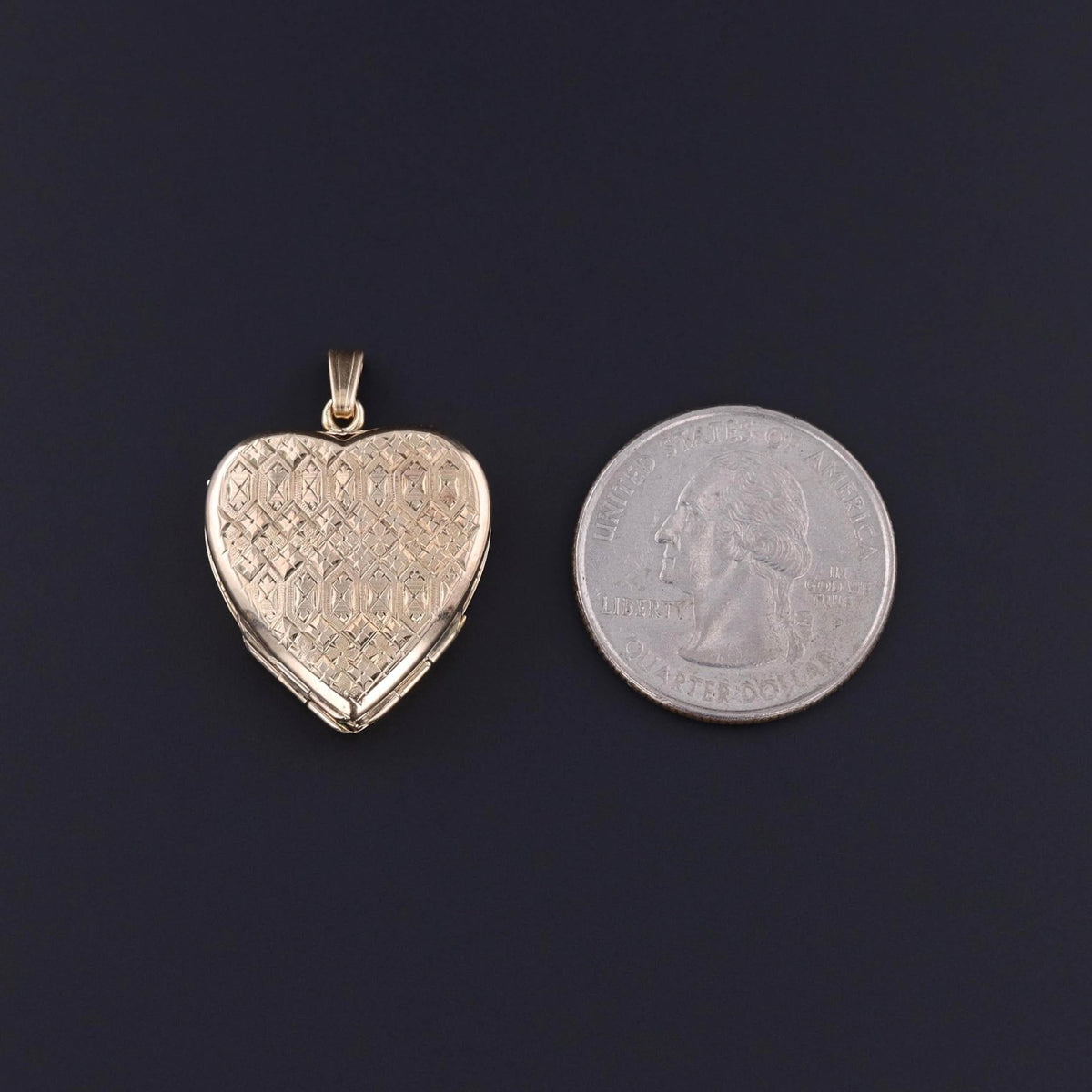 Antique Heart Locket of 14k Gold - Trademark Antiques
