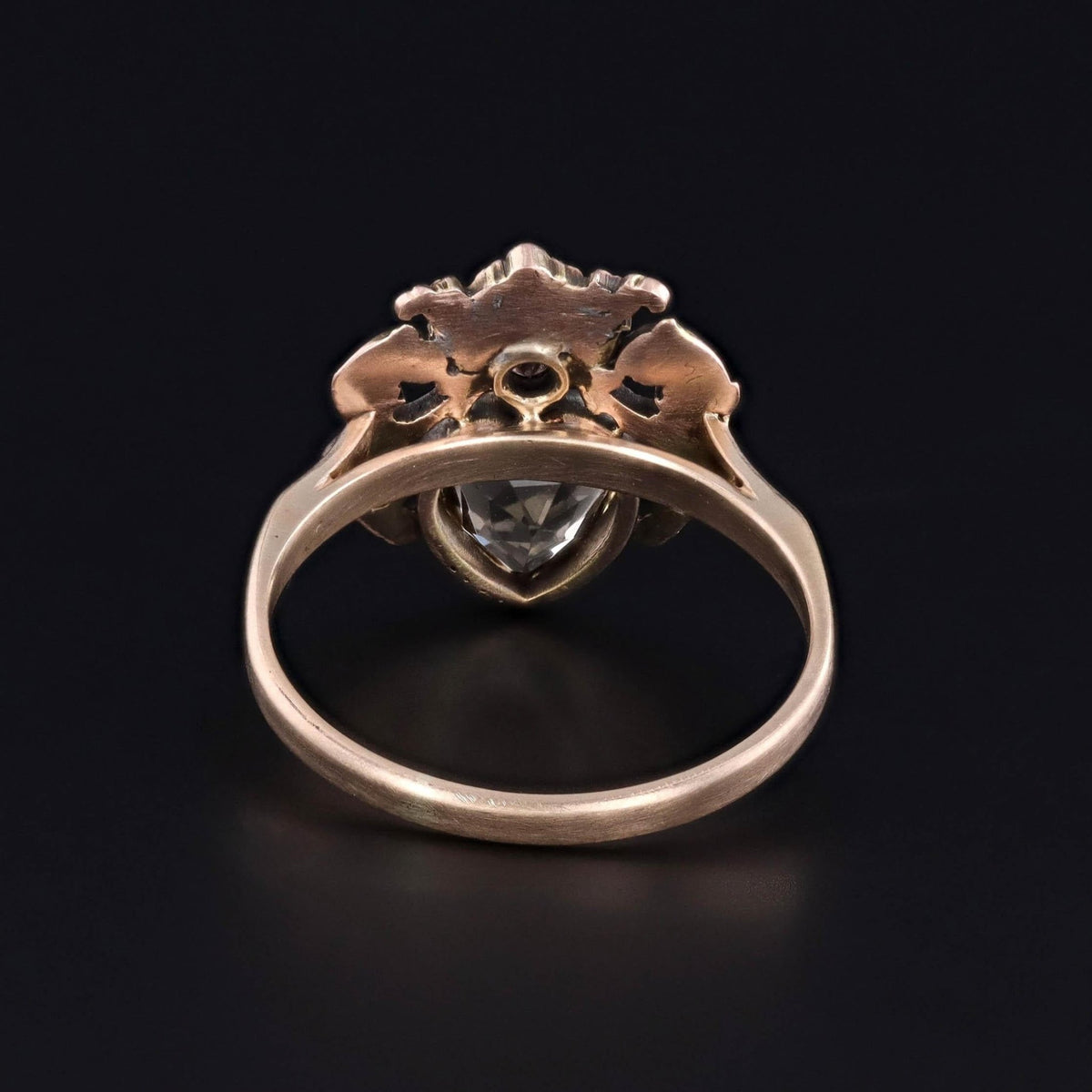 Antique Heart Ring of 14k Gold - Trademark Antiques
