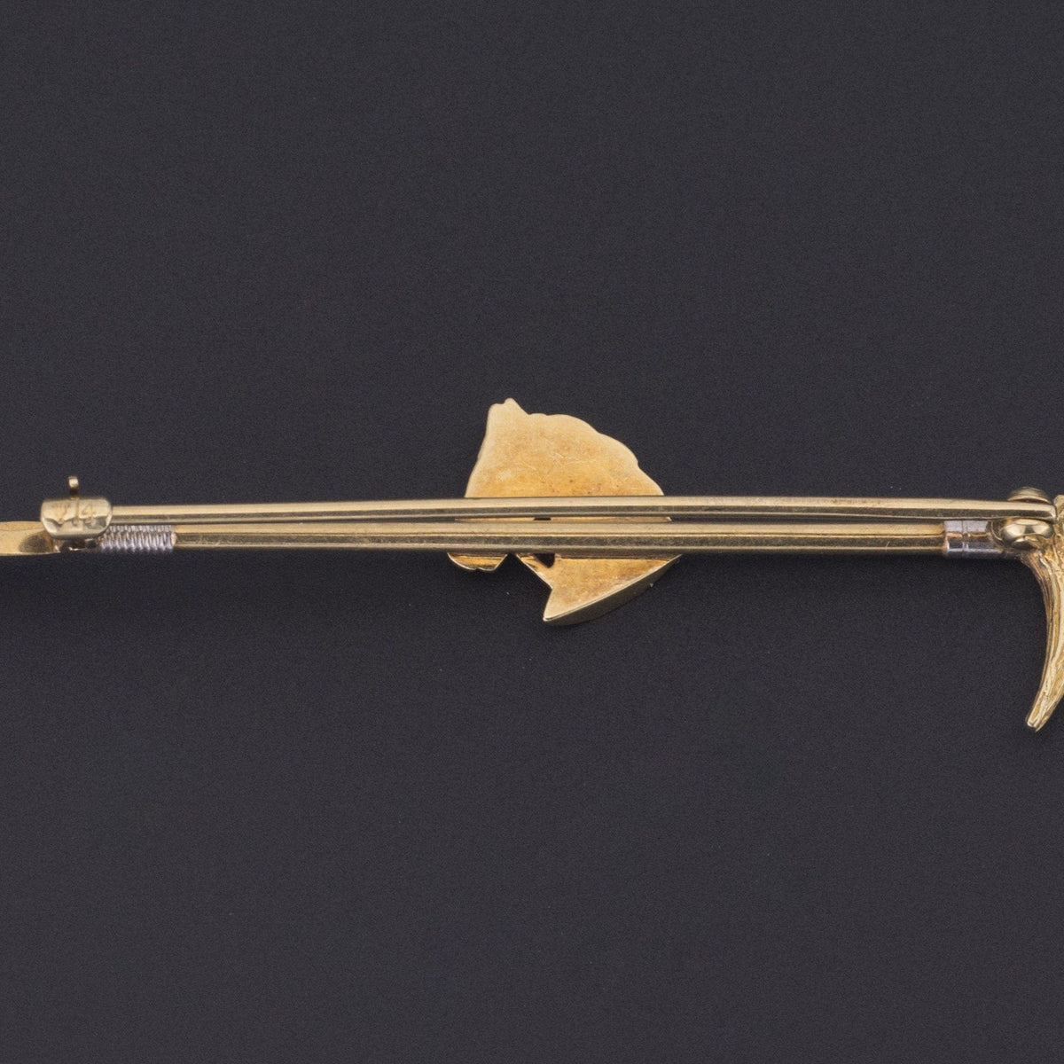 Antique Horse Brooch of 14k Gold - Trademark Antiques