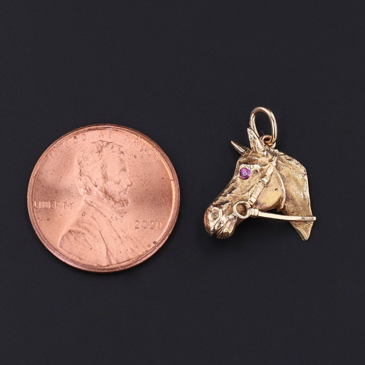 Antique Horse Conversion Charm of 14k Gold - Trademark Antiques